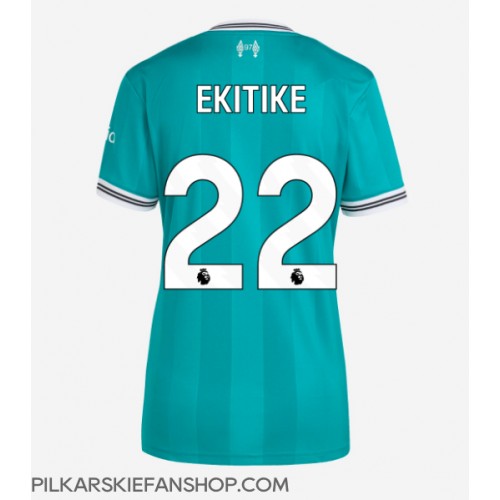 Koszulka piłkarska Liverpool Hugo Ekitike #22 Strój Trzeci dla kobiety 2025-26 tanio Krótki Rękaw Koszulka piłkarska Liverpool Hugo Ekitike #22 Strój Trzeci dla kobiety 2025-26 tanio Krótki Rękaw